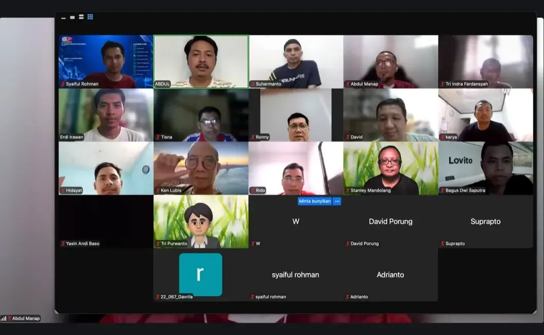 Peserta kelas Zoom Jago Bikin APK Batch 3