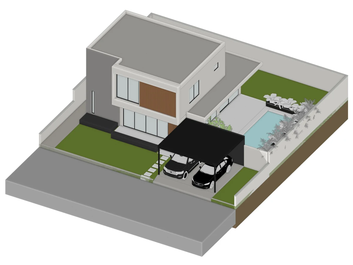 Model 3D Blender yang dibuat lewat perintah AI